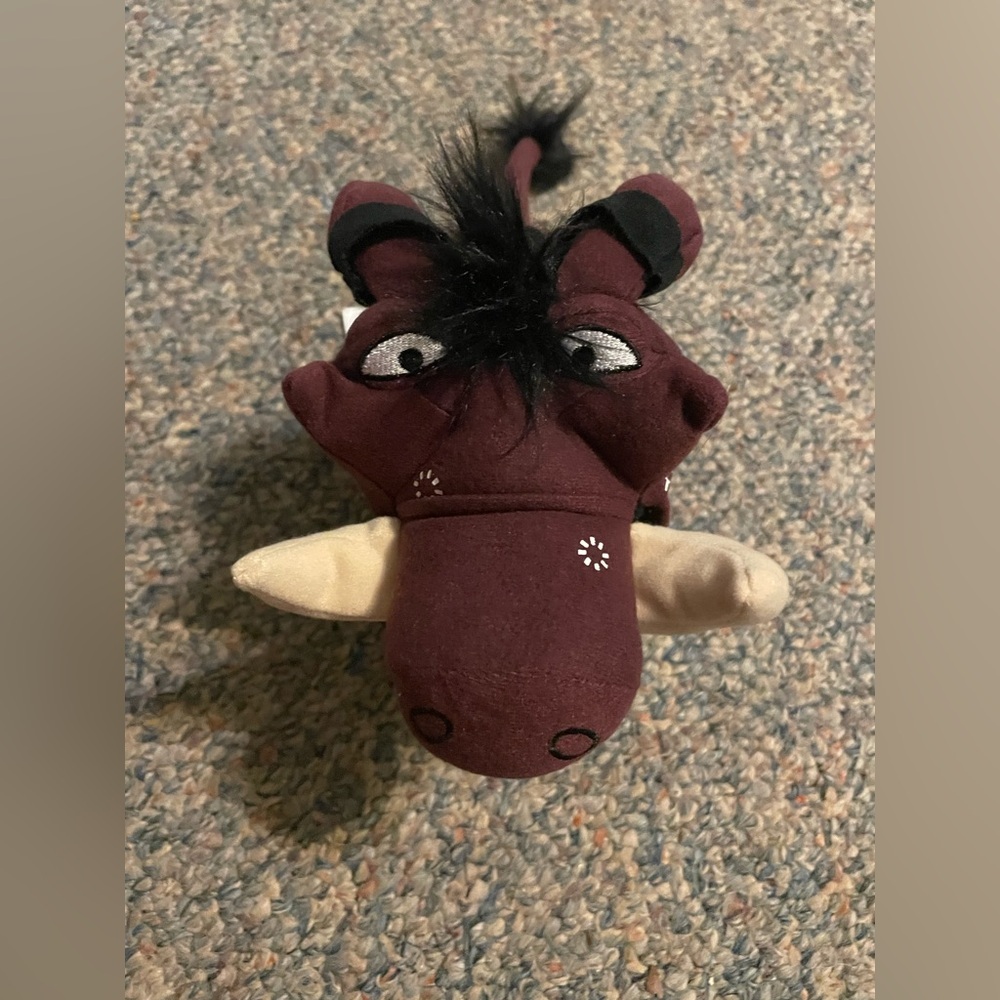 Disney Stuffed Animal Pumba warthog from theater musical production lion king